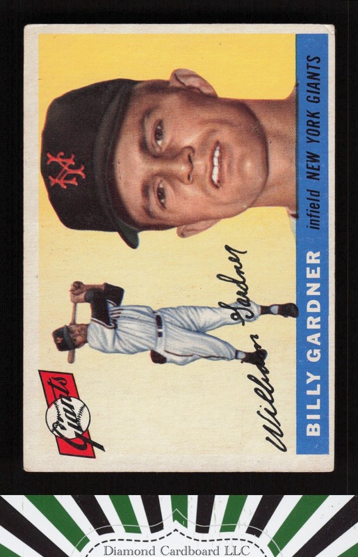 1955 Topps #27 Billy Gardner VGEX a, front