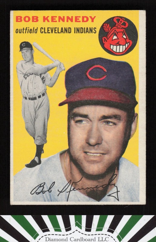 1954 Topps #155 Bob Kennedy VGEX j, front