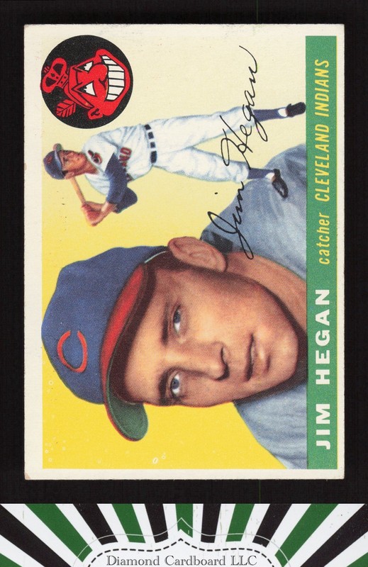 1955 Topps #7 Jim Hegan VGEX+ p, front