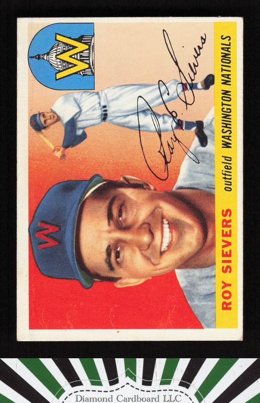 1955 Topps #16 Roy Sievers VGEX f, front