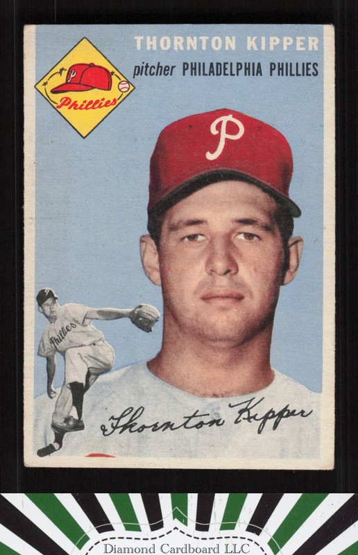 1954 Topps #108 Thornton Kipper VG+ b, front