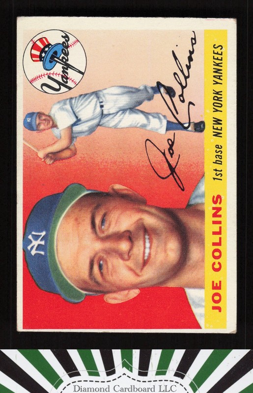 1955 Topps #63 Joe Collins VGEX j, front