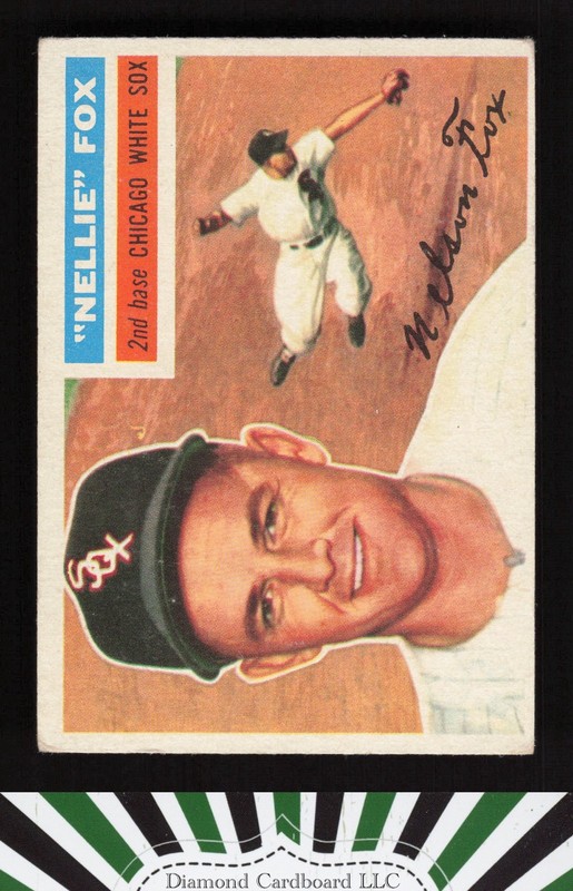 1956 Topps #118 Nellie Fox VGEX g, front