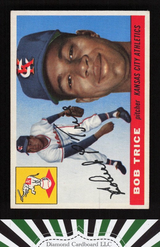 1955 Topps #132 Bob Trice VGEX a, front