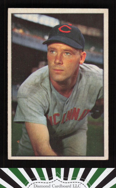 1953 Bowman Color #23 Herman Wehmeier VGEX b, front