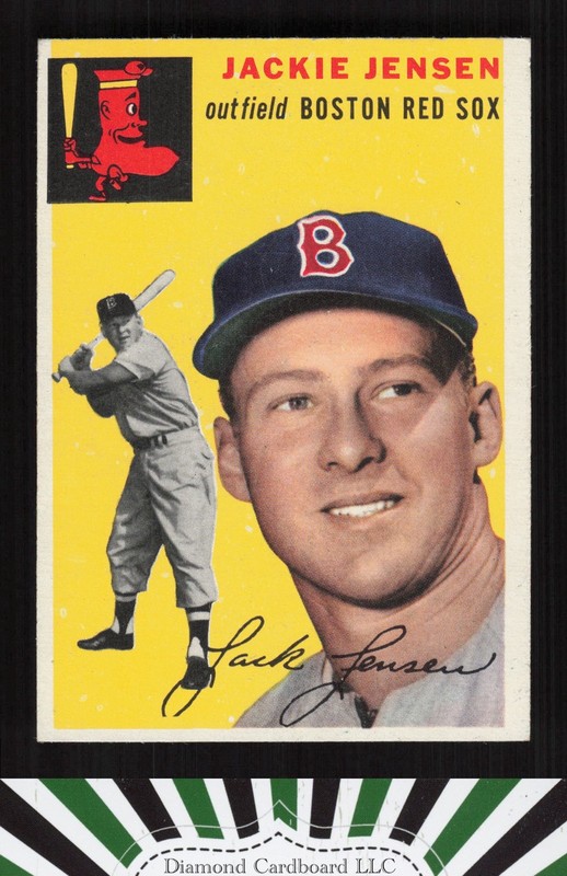 1954 Topps #80 Jackie Jensen VGEX+ h, front