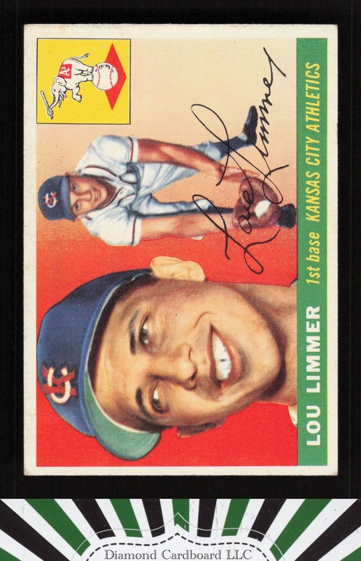 1955 Topps #54 Lou Limmer VGEX+ g, front