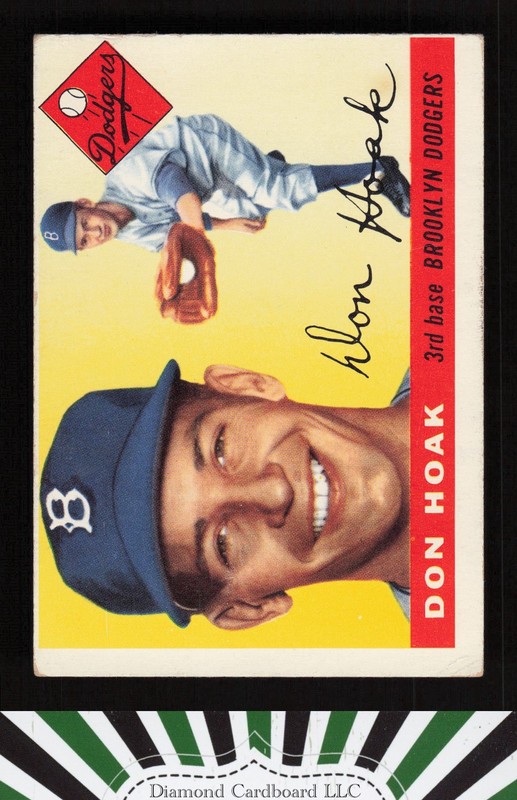 1955 Topps #40 Don Hoak VG l, front