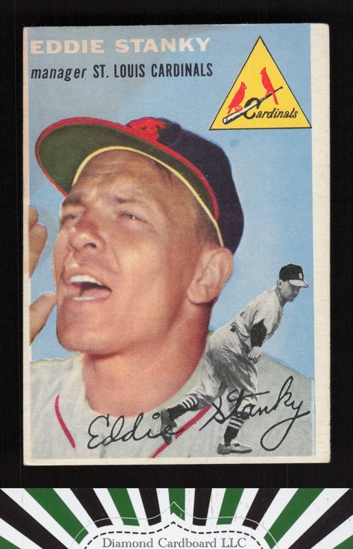 1954 Topps #38 Eddie Stanky VGEX (ST) n, front