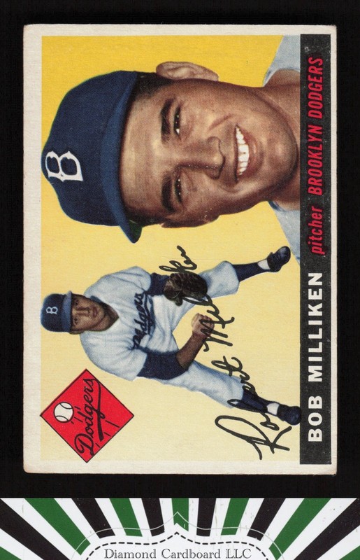 1955 Topps #111 Bob Milliken VGEX i, front