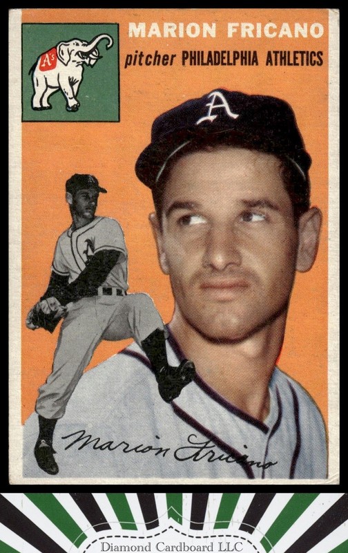1954 Topps #124 Marion Fricano VGEX e, front