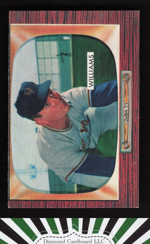 1955 Bowman #138 Davey Williams EXMT (MC), front