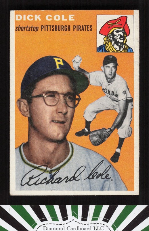 1954 Topps #84 Dick Cole VGEX+ n, front