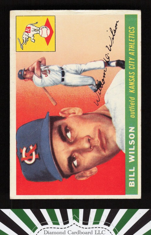 1955 Topps #86 Bill Wilson VG q, front