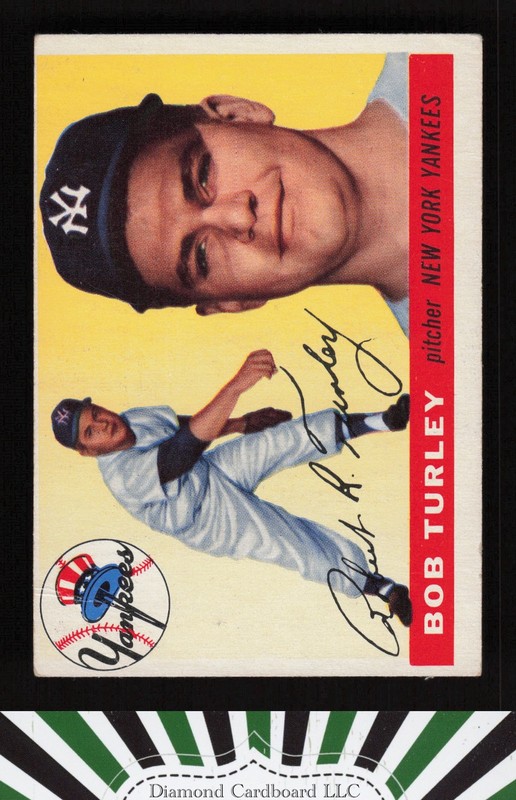 1955 Topps #38 Bob Turley VG j, front