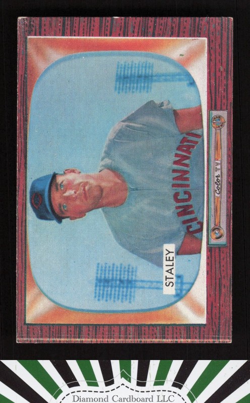 1955 Bowman #155 Jerry Staley EX, front