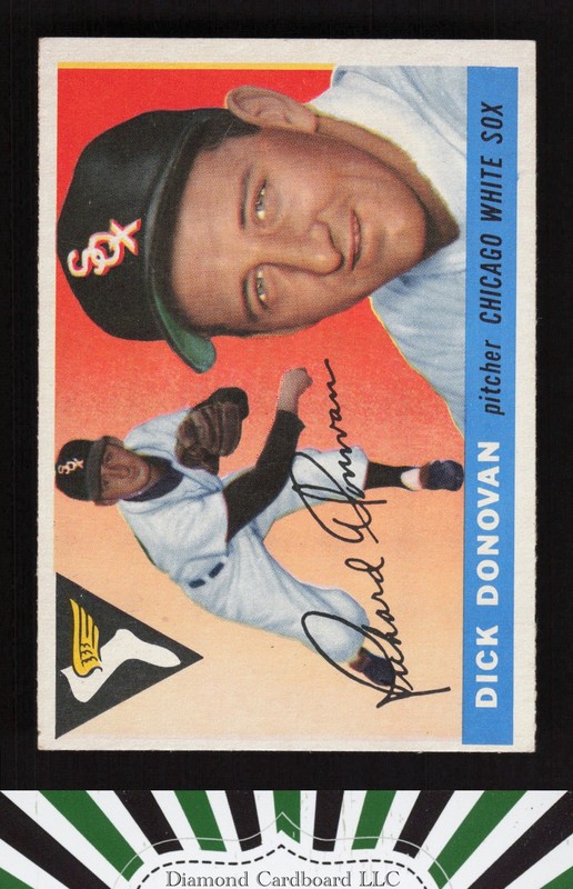 1955 Topps #146 Dick Donovan VGEX i, front