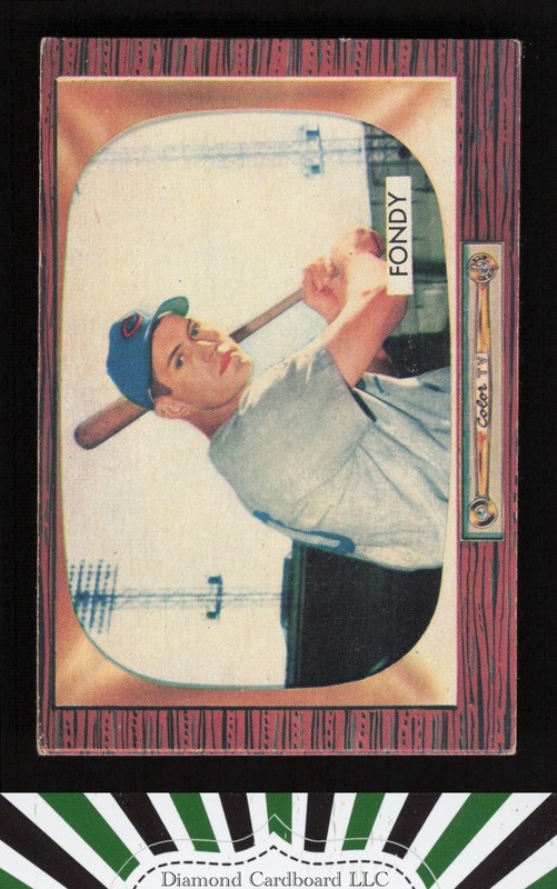 1955 Bowman #224 Dee Fondy VGEX+, front