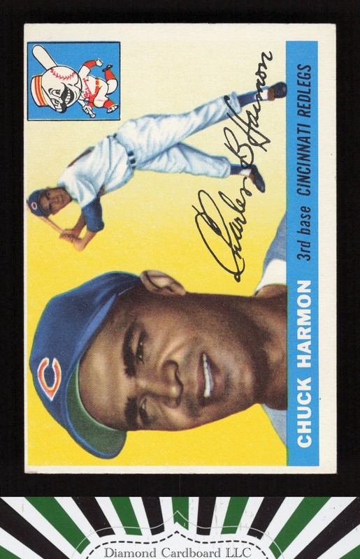 1955 Topps #82 Chuck Harmon EX y, front