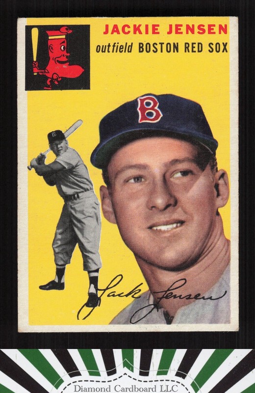 1954 Topps #80 Jackie Jensen VGEX+ [GOOD EYE APPEAL] a, front