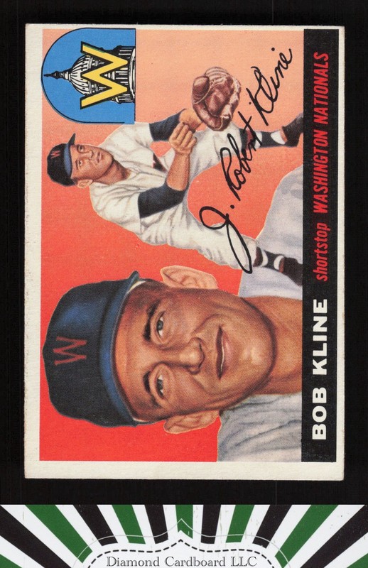 1955 Topps #173 Bob Kline VGEX l, front