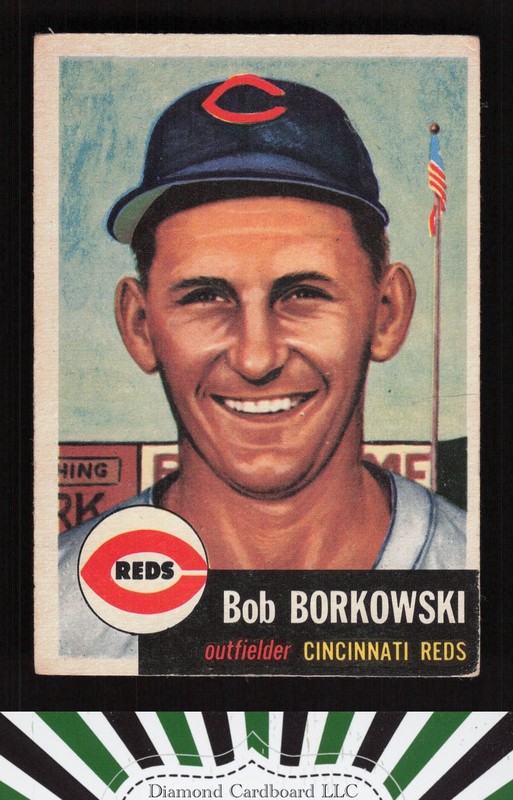 1953 Topps #7 Bob Borkowski VG a, front