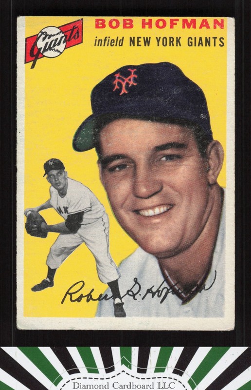 1954 Topps #99 Bobby Hofman VG e, front