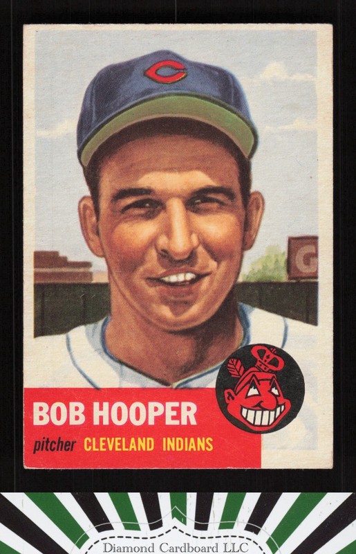 1953 Topps #84 Bob Hooper VGEX g, front