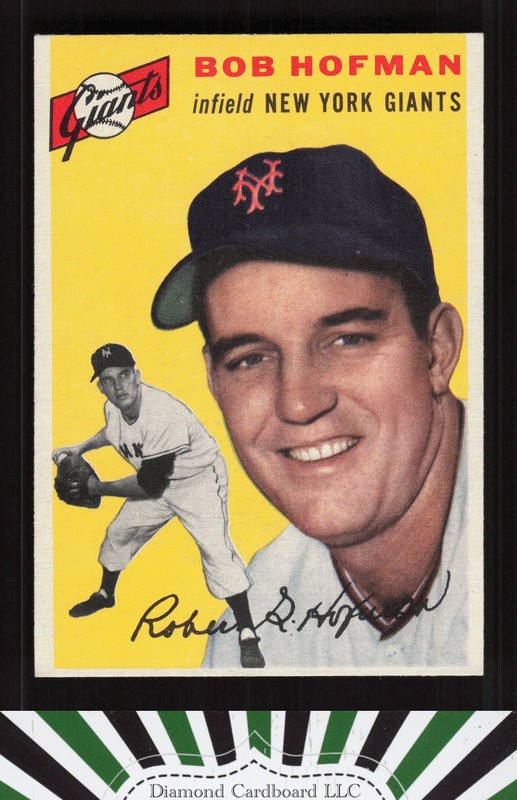 1954 Topps #99 Bobby Hofman NM d, front