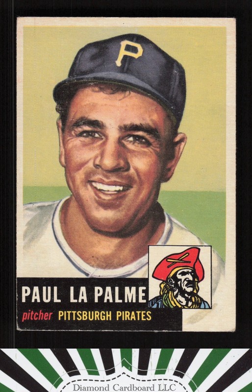 1953 Topps #201 Paul LaPalme VGEX f, front