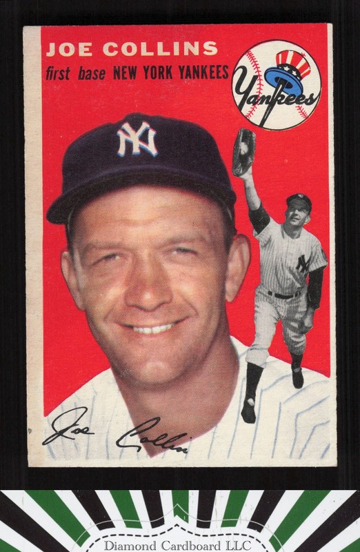 1954 Topps #83 Joe Collins VGEX l, front