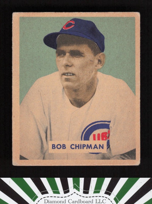 1949 Bowman #184 Bob Chipman VGEX a, front
