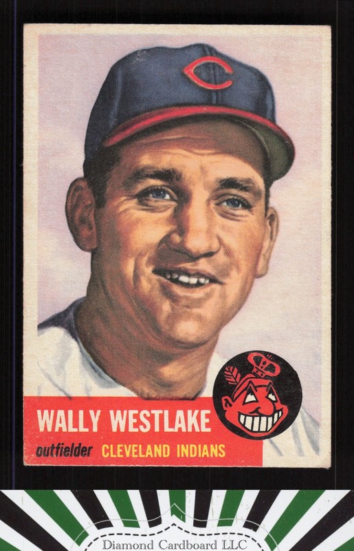 1953 Topps #192 Wally Westlake VGEX c, front