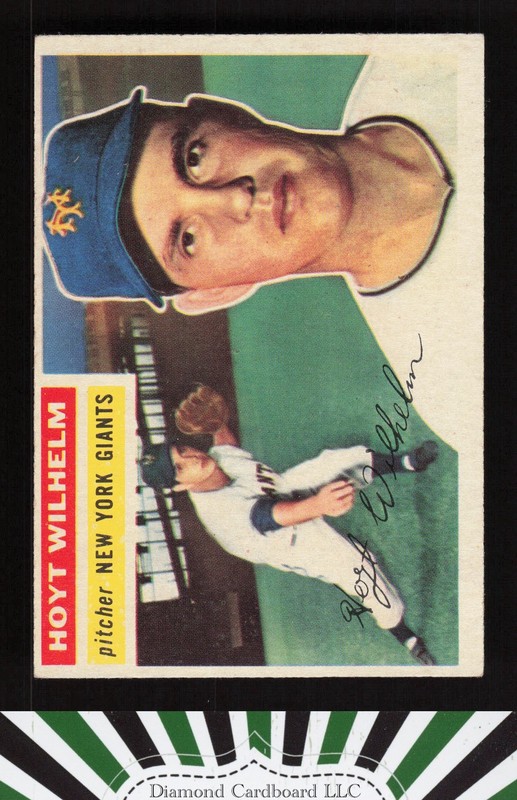 1956 Topps #307 Hoyt Wilhelm EX o, front