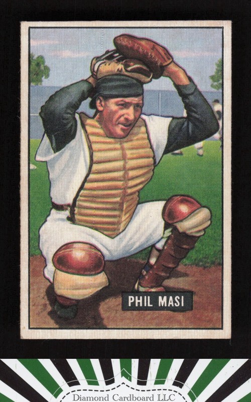 1951 Bowman #160 Phil Masi EX, front