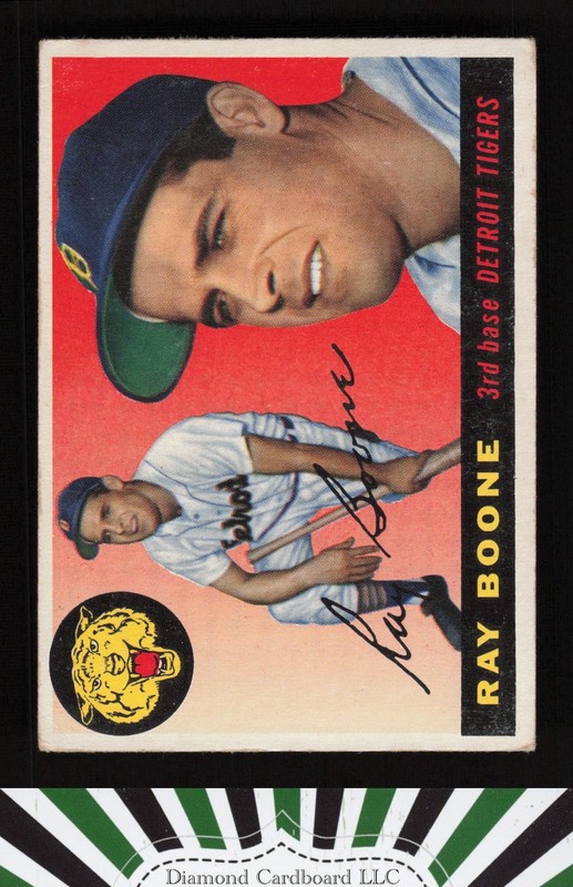 1955 Topps #65 Ray Boone VG+ b, front