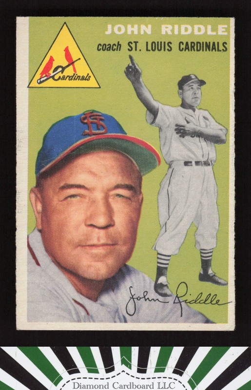 1954 Topps #147 Johnny Riddle VGEX+ k, front