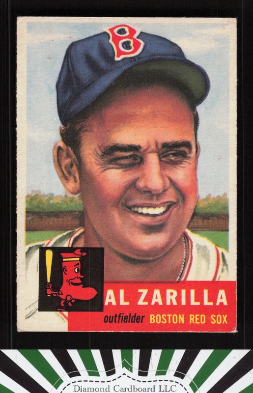 1953 Topps #181 Al Zarilla EX c, front