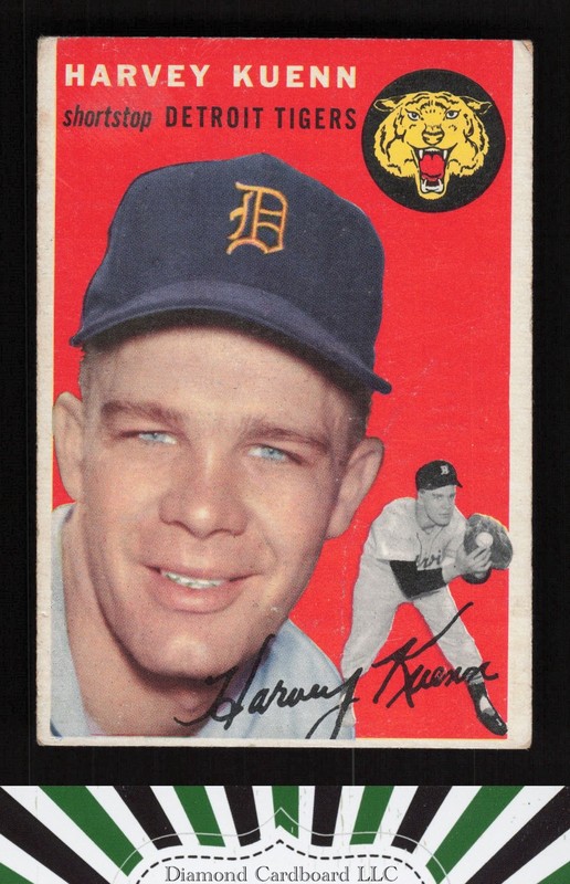 1954 Topps #25 Harvey Kuenn GD c, front