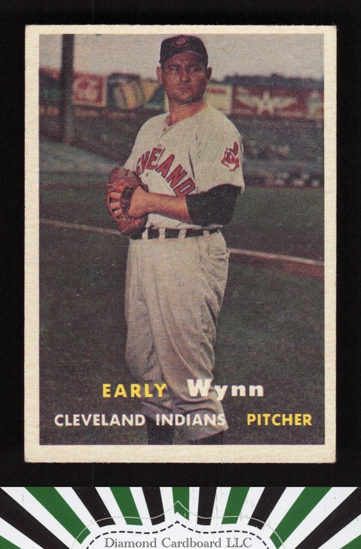 1957 Topps #40 Early Wynn VGEX e, front