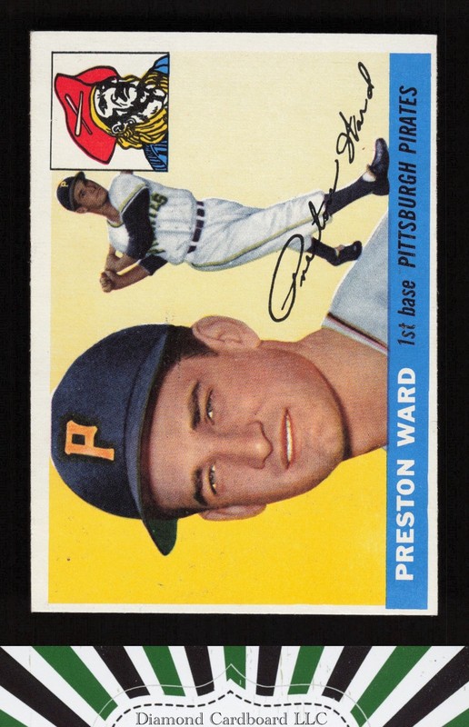 1955 Topps #95 Preston Ward VGEX+ h, front
