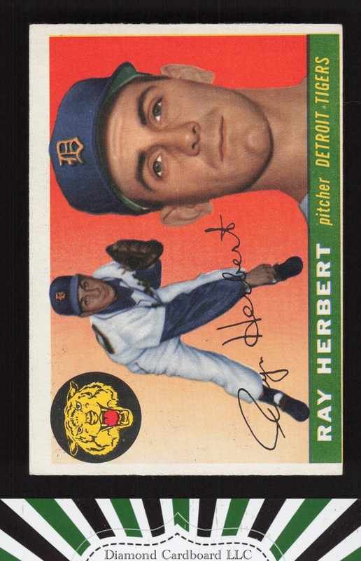 1955 Topps #138 Ray Herbert VGEX g, front