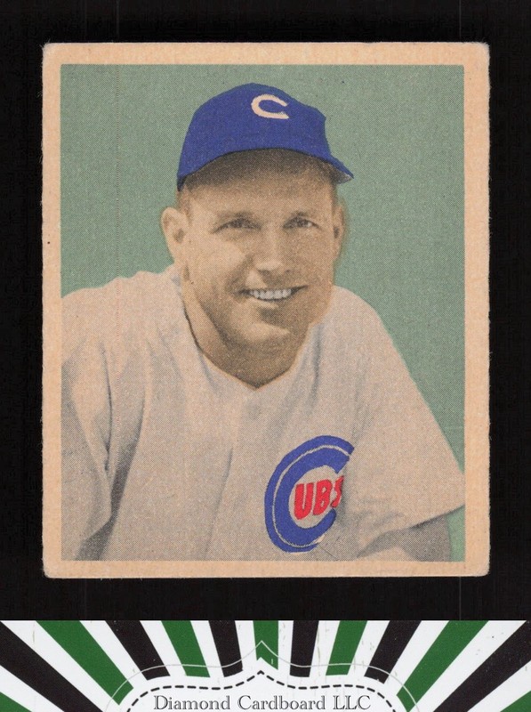 1949 Bowman #76 Bill Nicholson VG+ a, front