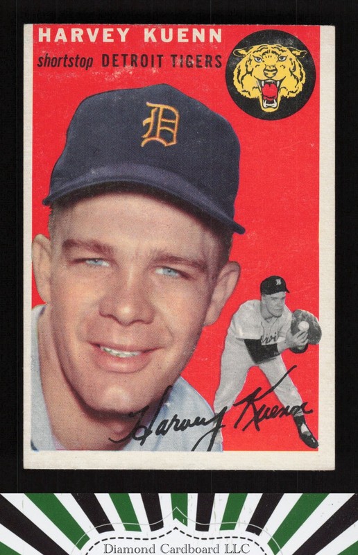1954 Topps #25 Harvey Kuenn VGEX e, front