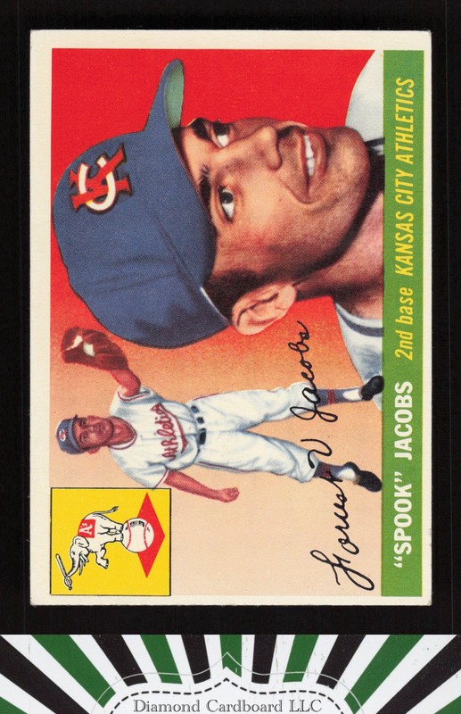 1955 Topps #61 Spook Jacobs VGEX+ i, front