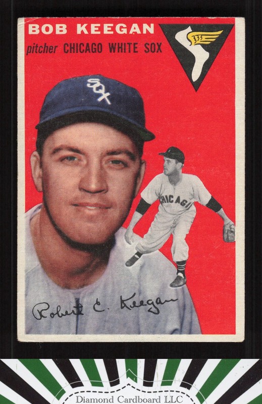 1954 Topps #100 Bob Keegan VG+ a, front