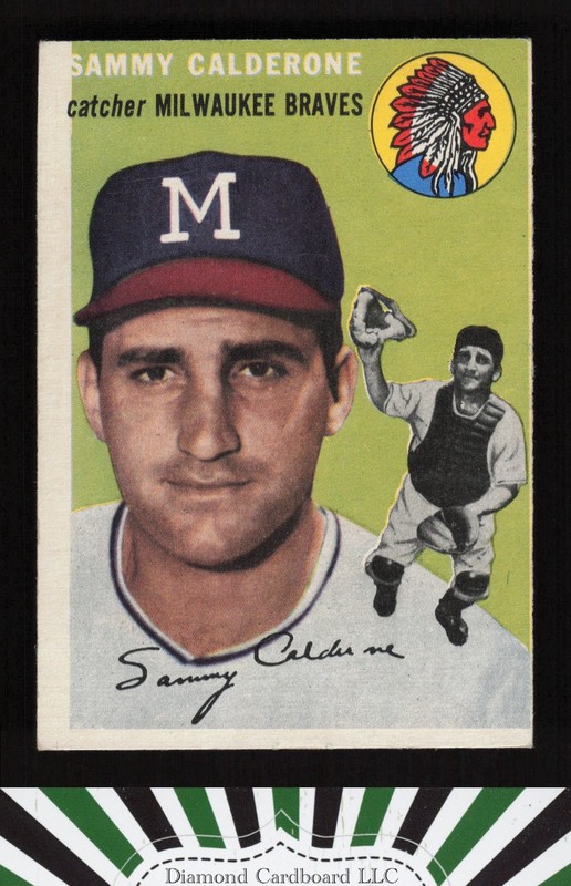1954 Topps #68 Sammy Calderone VGEX f, front
