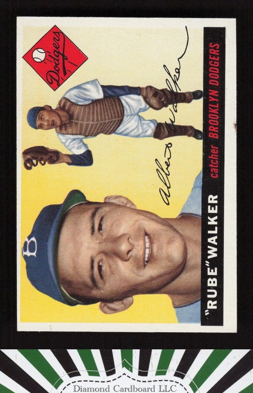 1955 Topps #108 "Rube" Walker VGEX i, front