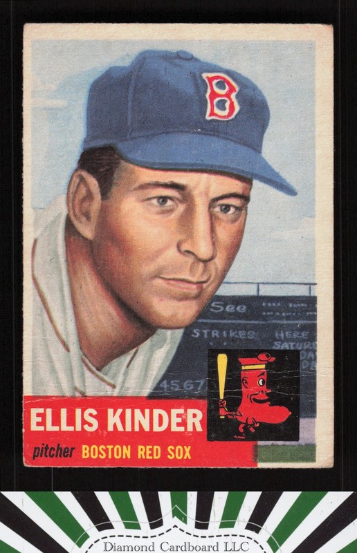 1953 Topps #44a Ellis Kinder FR a, front