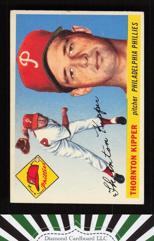 1955 Topps #62 Thornton Kipper VGEX g, front